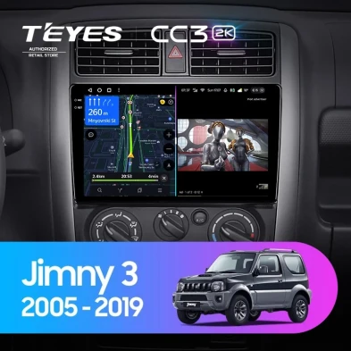 Штатная магнитола Teyes CC3 2K 360 6/128 Suzuki Jimny 3 (2005-2019)