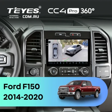Штатная магнитола Teyes CC4 Pro 360 12/256 Ford F150 (2014-2020) Тип-A