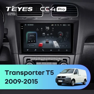 Штатная магнитола Teyes CC4 Pro 8/128 Volkswagen Transporter (T5) (2009-2015)