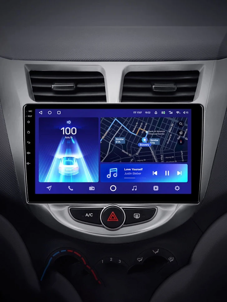 Штатная магнитола Teyes CC2L Plus 2/32 Hyundai Solaris 1 (2010-2016) F1