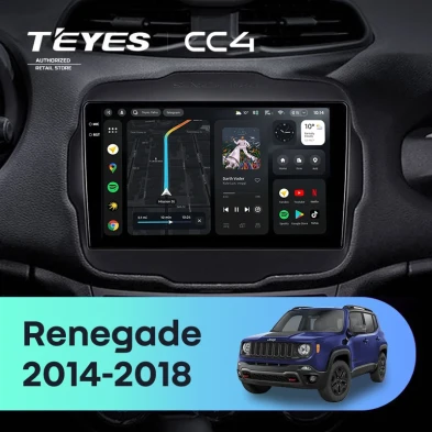 Штатная магнитола Teyes CC4 8/128 Jeep Renegade (2014-2018)