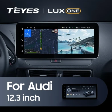 Штатная магнитола Teyes LUX ONE 360 6/128 Audi Q5 2 FY (2017-2024)