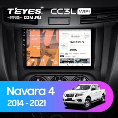 Штатная магнитола Teyes CC3L WiFi 2/32 Nissan Navara D23 IV (2014-2021) Тип-A
