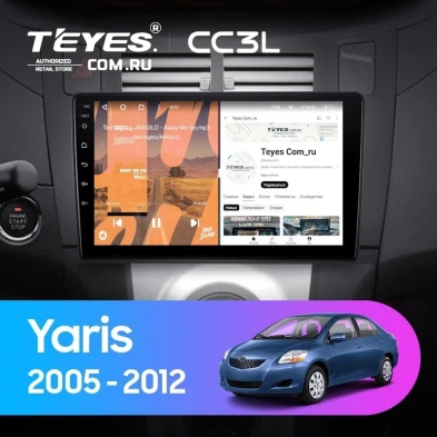 Штатная магнитола Teyes CC3L 4/32 Toyota Yaris XP90 (2005-2012) F1
