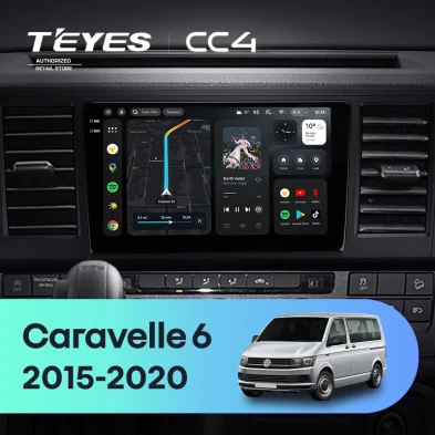 Штатная магнитола Teyes CC4 6/64 Volkswagen Caravelle T6 (2015-2020)