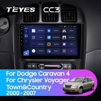 Штатная магнитола Teyes CC3 4/32 Dodge Caravan 4 (2000-2007) Тип-A