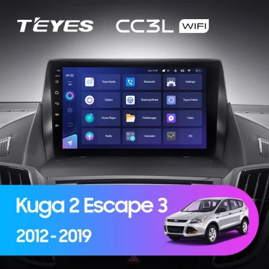 Штатная магнитола Teyes CC3L WiFi 2/32 Ford Escape 3 (2012-2019) Тип-A