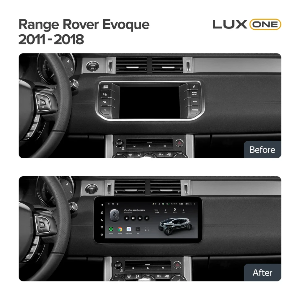 Переходная рамка Land Rover Range Rover Evoque (2011-2018) Тип-B (12,3")