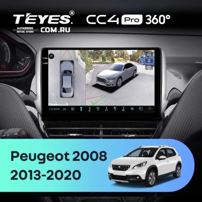 Штатная магнитола Teyes CC4 Pro 360 8/128 Peugeot 2008 (2013-2020)