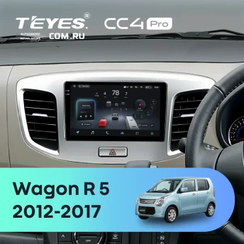Штатная магнитола Teyes CC4 Pro 12/256 Suzuki Wagon R 5 (2012-2017) (без штатной камеры)