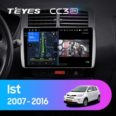 Штатная магнитола Teyes CC3 2K 360 6/128 Toyota Ist XP110 (2007-2016)