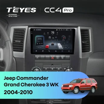 Штатная магнитола Teyes CC4 Pro 8/128 Jeep Commander (2005-2010)
