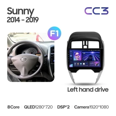 Штатная магнитола Teyes CC3 4/32 Nissan Sunny (2014-2019) F1