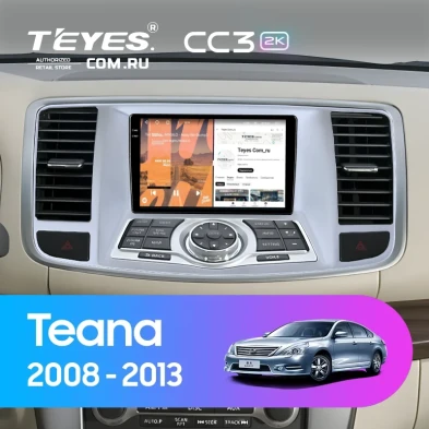 Штатная магнитола Teyes CC3 2K 6/128 Nissan Teana 2 J32 (2008-2013) F2 Тип-A