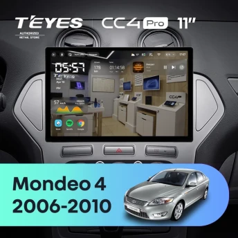 Штатная магнитола Teyes CC4 Pro 12/256 Ford Mondeo 4 (2006-2010) (11")