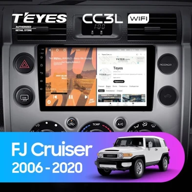 Штатная магнитола Teyes CC3L WiFi 2/32 Toyota FJ Cruiser J15 (2006-2020)