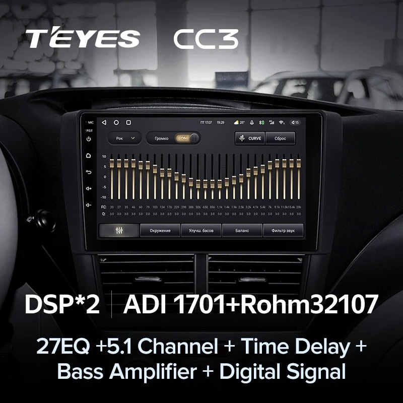 Штатная магнитола Teyes CC3 4/32 Subaru Forester 3 SH (2007-2013)