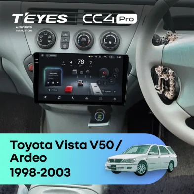Штатная магнитола Teyes CC4 Pro 8/128 Toyota Vista Ardeo (1998-2003)