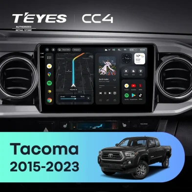 Штатная магнитола Teyes CC4 8/128 Toyota Tacoma N300 (2015-2023) F2
