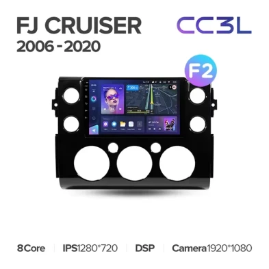 Штатная магнитола Teyes CC3L 4/64 Toyota FJ Cruiser J15 (2006-2020) F2