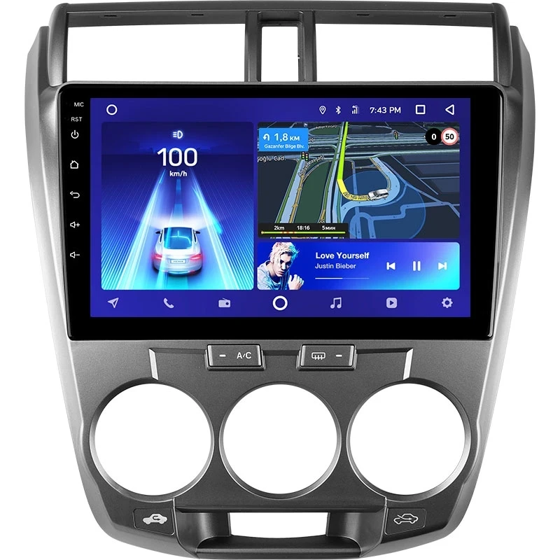 Переходная рамка Honda City (2008-2013) (10")