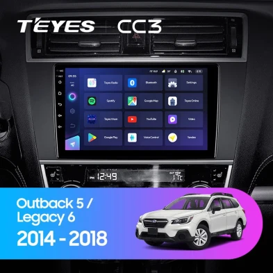 Штатная магнитола Teyes CC3 4/32 Subaru Outback 5 (2014-2018)