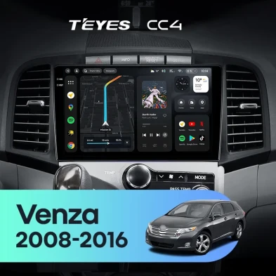 Штатная магнитола Teyes CC4 8/128 Toyota Venza (2008-2016)