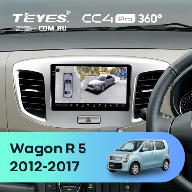 Штатная магнитола Teyes CC4 Pro 360 12/256 Suzuki Wagon R 5 (2012-2017) (без штатной камеры)