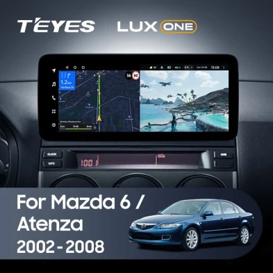 Штатная магнитола Teyes LUX ONE 4/64 Mazda Atenza (2002-2008) Правый руль
