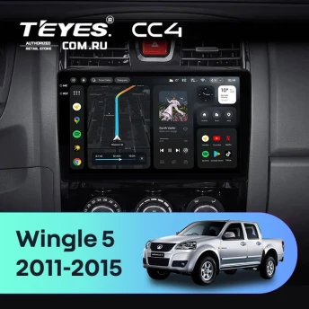 Штатная магнитола Teyes CC4 8/128 Great Wall Wingle 5 (2011-2015)