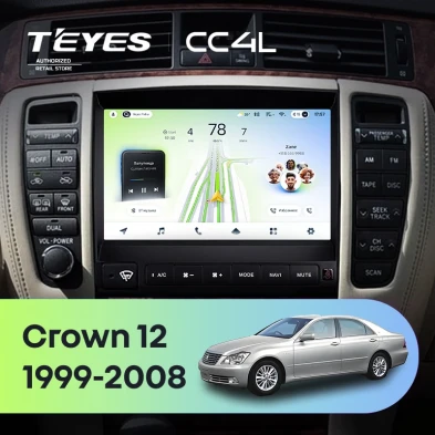 Штатная магнитола Teyes CC4L 6/64 Toyota Crown 12 S180 (1999-2008)