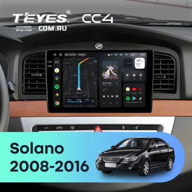 Штатная магнитола Teyes CC4 8/128 Lifan Solano (620, 630) (2008-2016)
