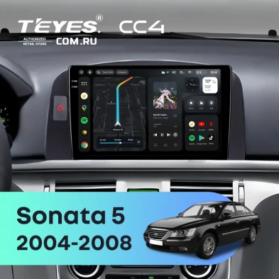 Штатная магнитола Teyes CC4 6/64 Hyundai Sonata 5 NF (2004-2008) F2
