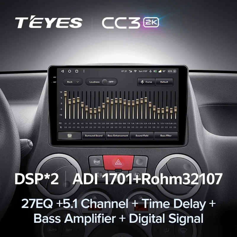 Штатная магнитола Teyes CC3 2K 6/128 Fiat Panda 2 (2003-2012)