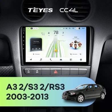 Штатная магнитола Teyes CC4L 6/64 Audi RS3 1 (2011-2012)