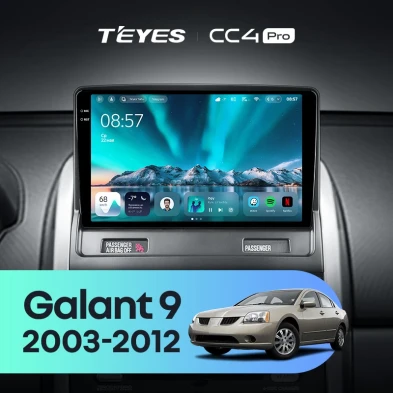 Штатная магнитола Teyes CC4 Pro 8/128 Mitsubishi Galant 9 (2003-2012)