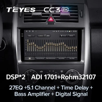 Штатная магнитола Teyes CC3 2K 4/64 Mercedes-Benz A-Class 2 W169 C169 (2004-2012)