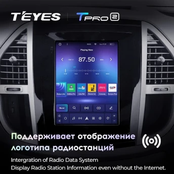 Штатная магнитола Tesla style Teyes TPRO 2 3/32 Mercedes-Benz Vito 3 W447 (2014-2020)