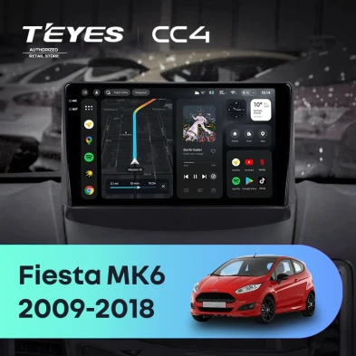 Штатная магнитола Teyes CC4 6/64 Ford Fiesta 6 (2009-2018) F1 Тип-A