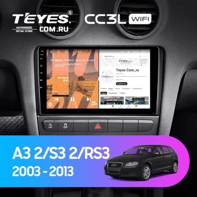 Штатная магнитола Teyes CC3L WiFi 2/32 Audi A3 2 8P (2003-2013)