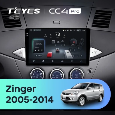 Штатная магнитола Teyes CC4 Pro 12/256 Mitsubishi Zinger (2005-2014)