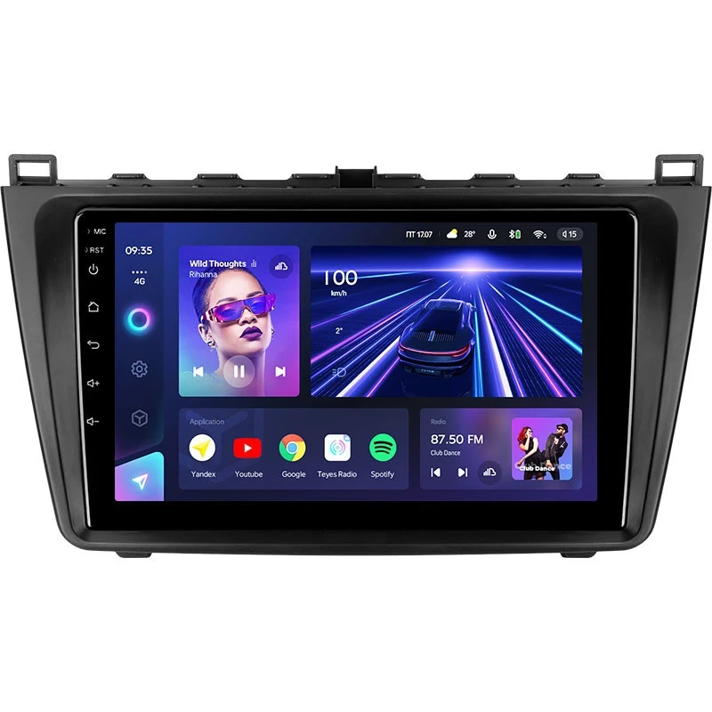 Штатная магнитола Teyes CC3 6/128 Mazda 6 2 GH (2007-2012)