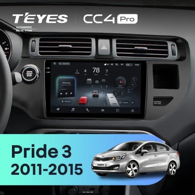 Штатная магнитола Teyes CC4 Pro 12/256 Kia Pride 3 (2011-2015)