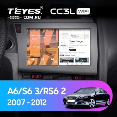 Штатная магнитола Teyes CC3L WiFi 2/32 Audi RS6 2 (2007-2012)