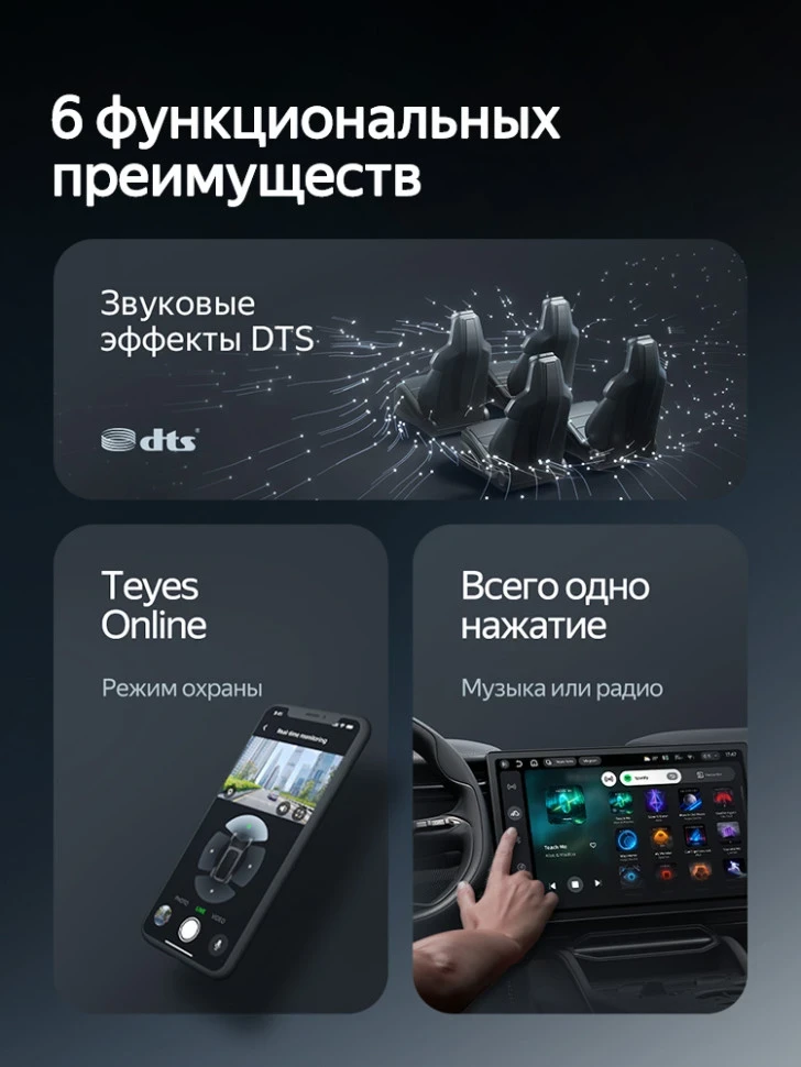 Штатная магнитола Teyes CC4 8/128 Kia Forte 3 (2018-2021)