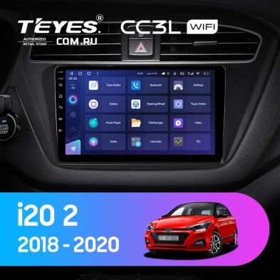 Штатная магнитола Teyes CC3L WiFi 2/32 Hyundai i20 2 GB (2018-2020)
