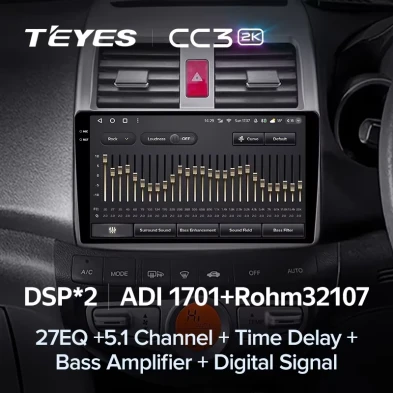 Штатная магнитола Teyes CC3 2K 4/32 Honda Airwave GJ (2005-2010) Правый руль