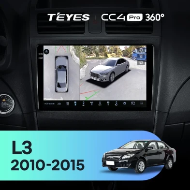 Штатная магнитола Teyes CC4 Pro 360 12/256 BYD L3 (2010-2015)