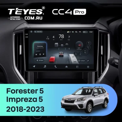 Штатная магнитола Teyes CC4 Pro 12/256 Subaru Forester 5 (2018-2023)
