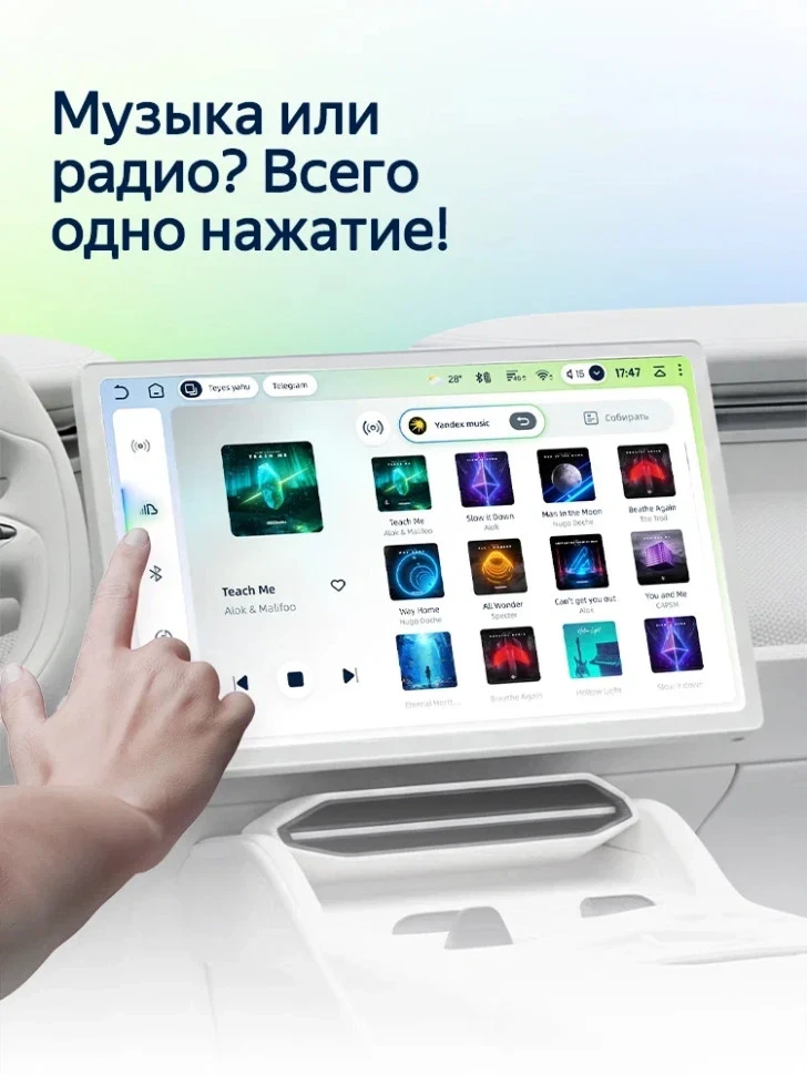 Штатная магнитола Teyes CC4L 6/64 JAC T6 (2015-2021)